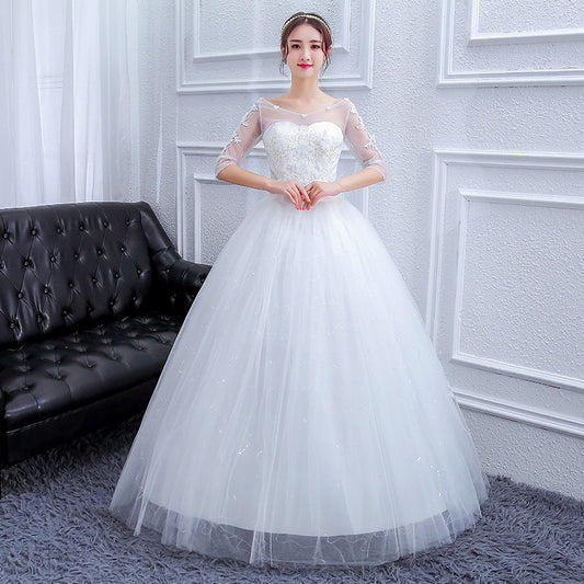 Lace & Net Wedding Dress