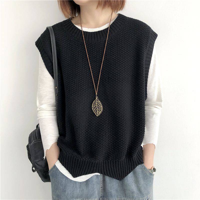Knitted Vest Pullover