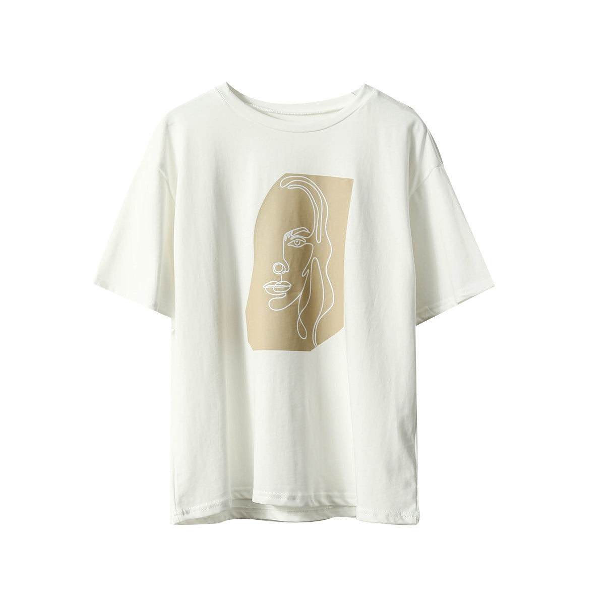 Abstract Printing Cotton T-shirts