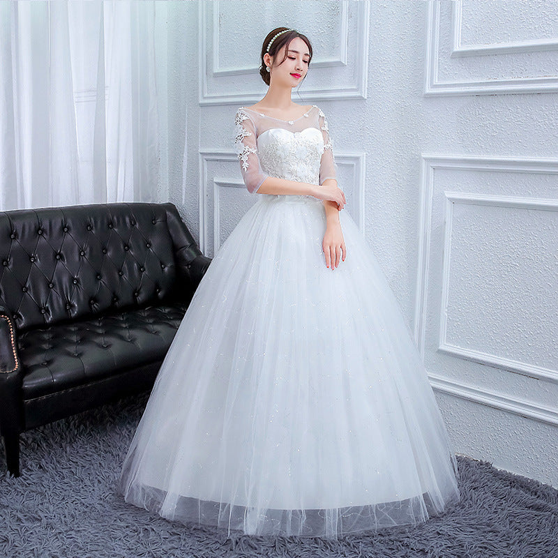 Lace & Net Wedding Dress