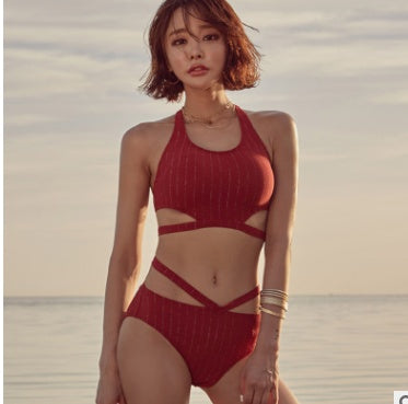 Red Straps Swimsuit