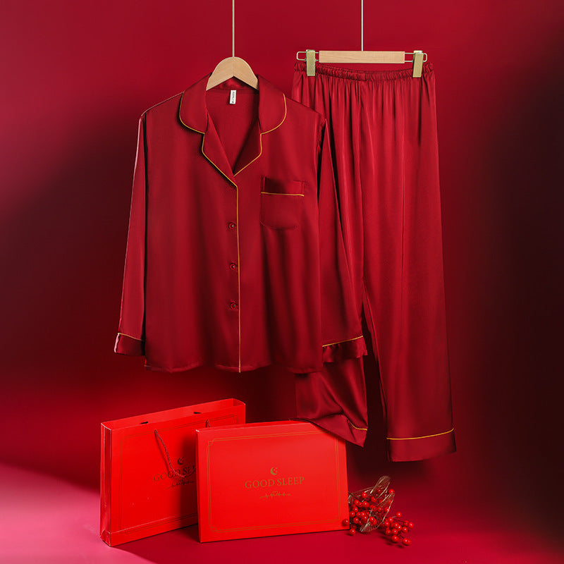 Lapel Pajama Set