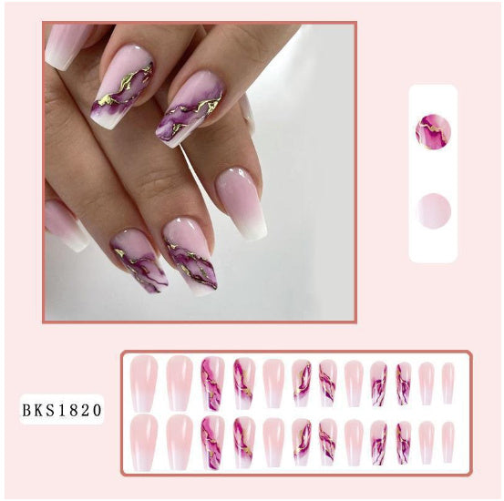 9 Styles Mid-length Ballet Nails