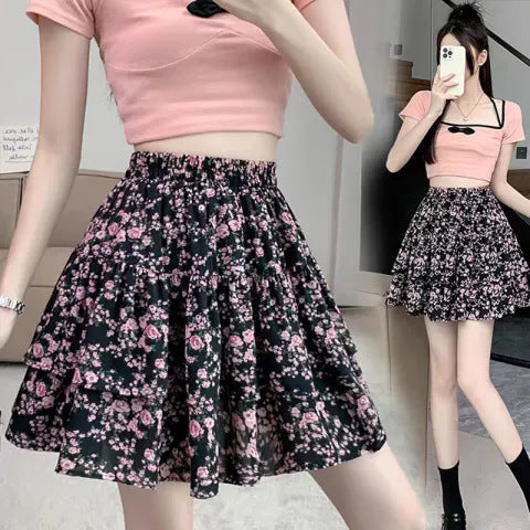 Cherry Blossom A-Line Skirt