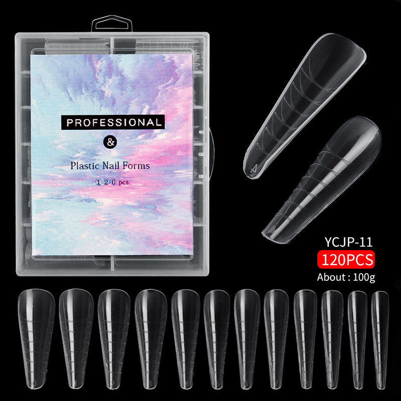 120 Pcs Transparent Nails