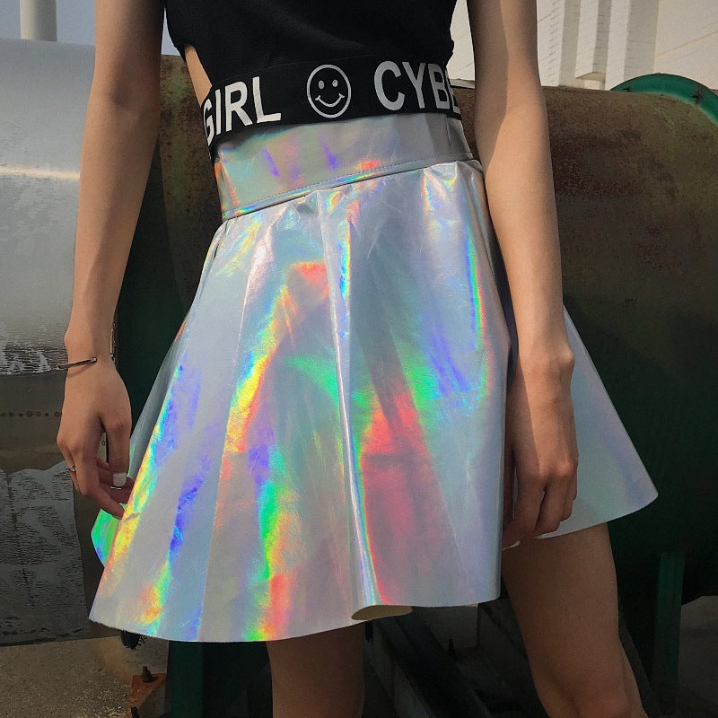 Laser Luxe PU Skirt