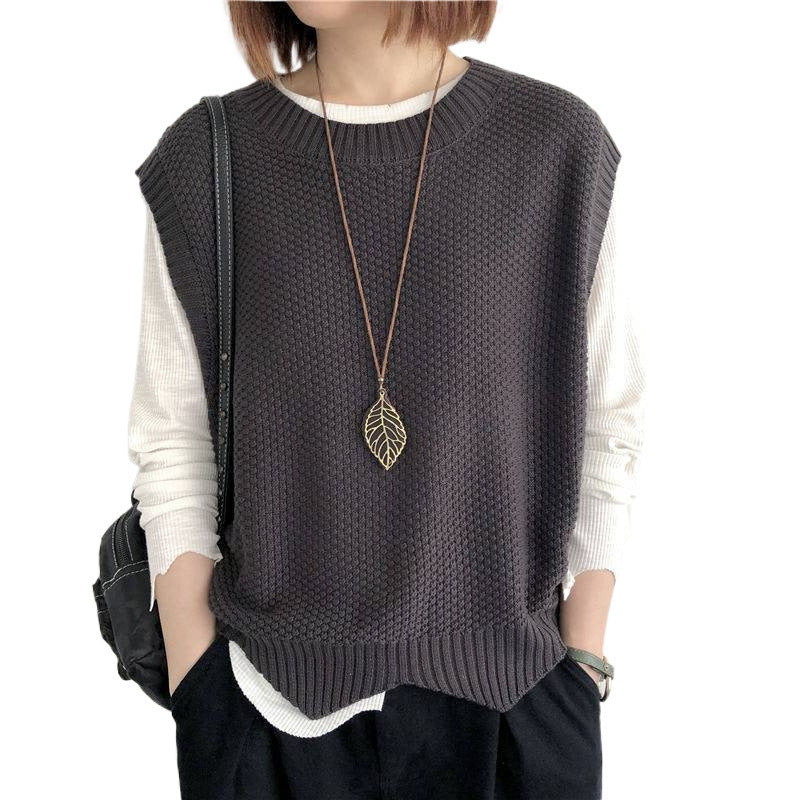 Knitted Vest Pullover