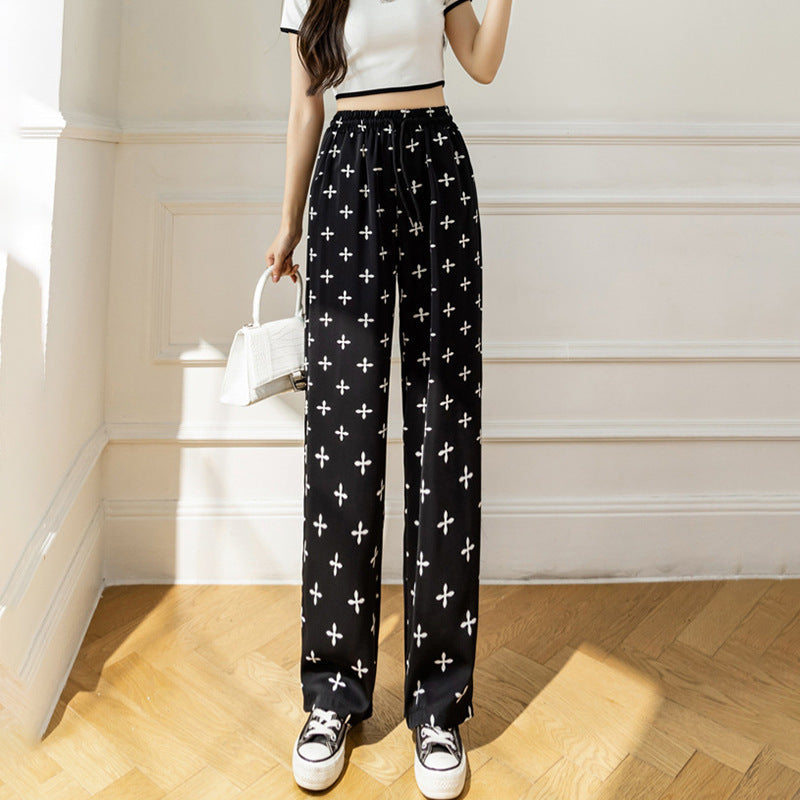Ink Dye Straight Mopping Pants-15 Styles