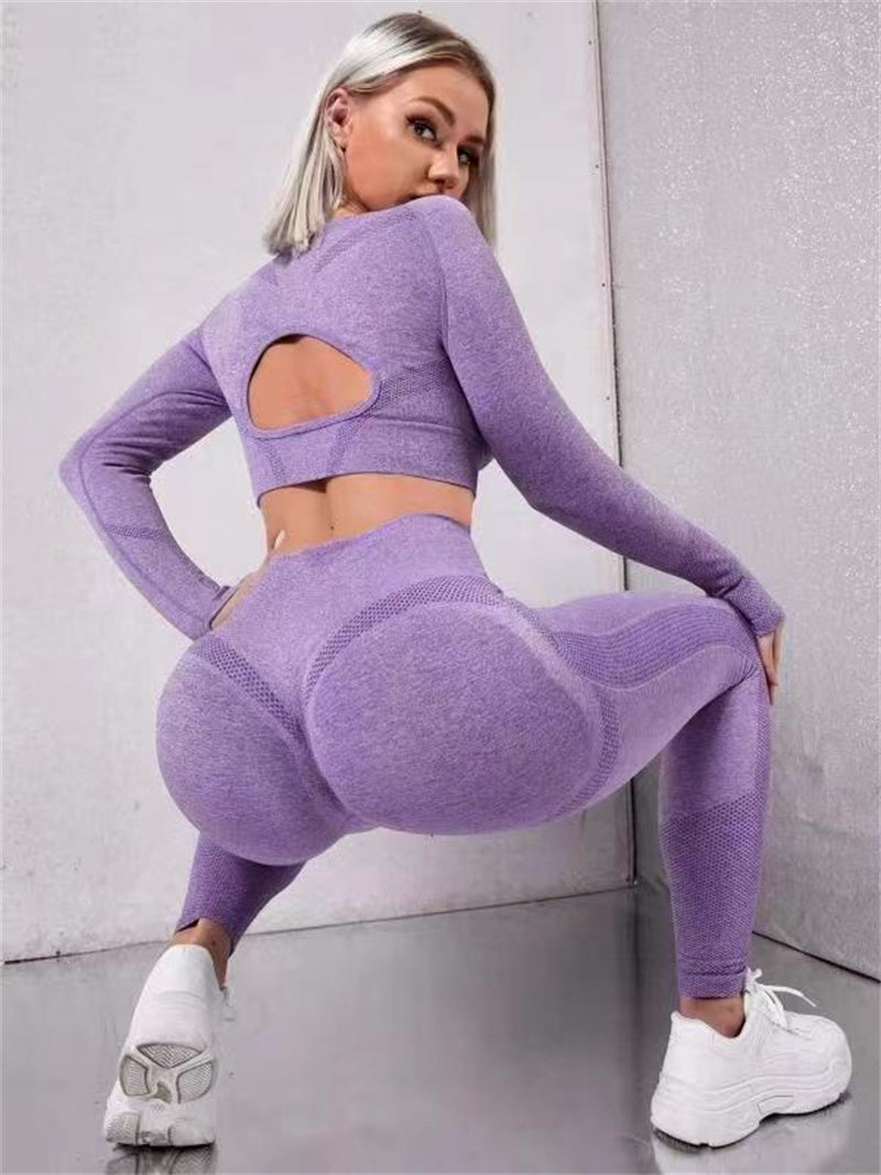 Butt Lifting High Waist Seamless Fitness Leggings Sportswear Outfit