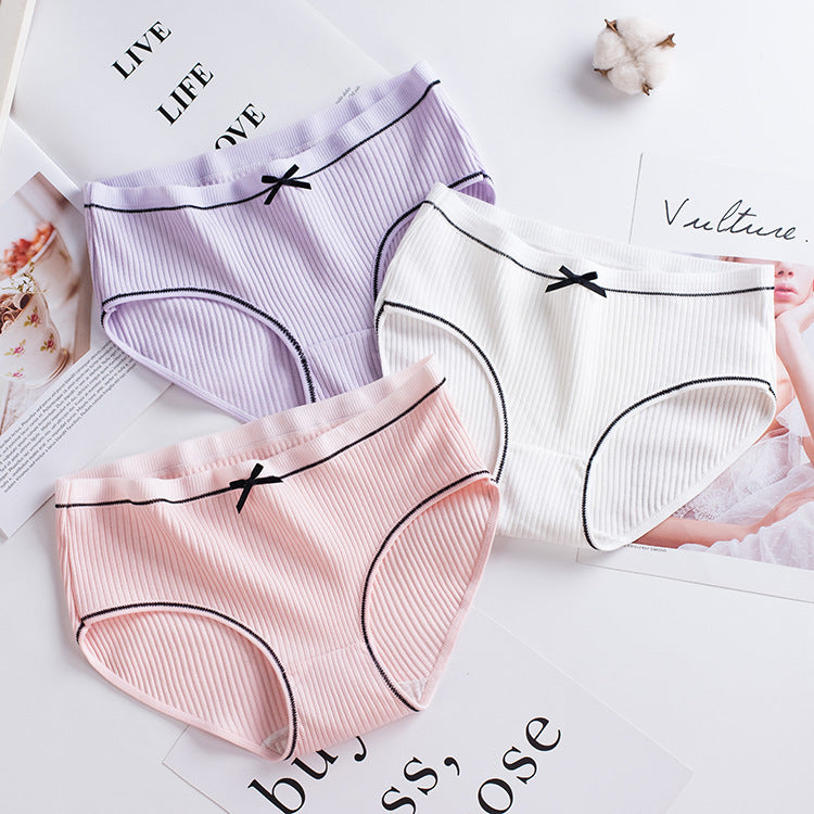 Japanese Lace Thread Cotton Underwear