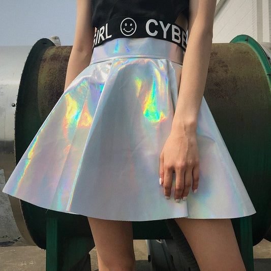 Laser Luxe PU Skirt