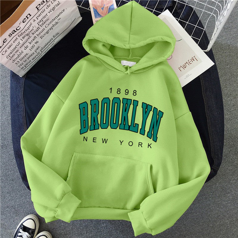 Women's Printed Couple Pullover Sweatshirt