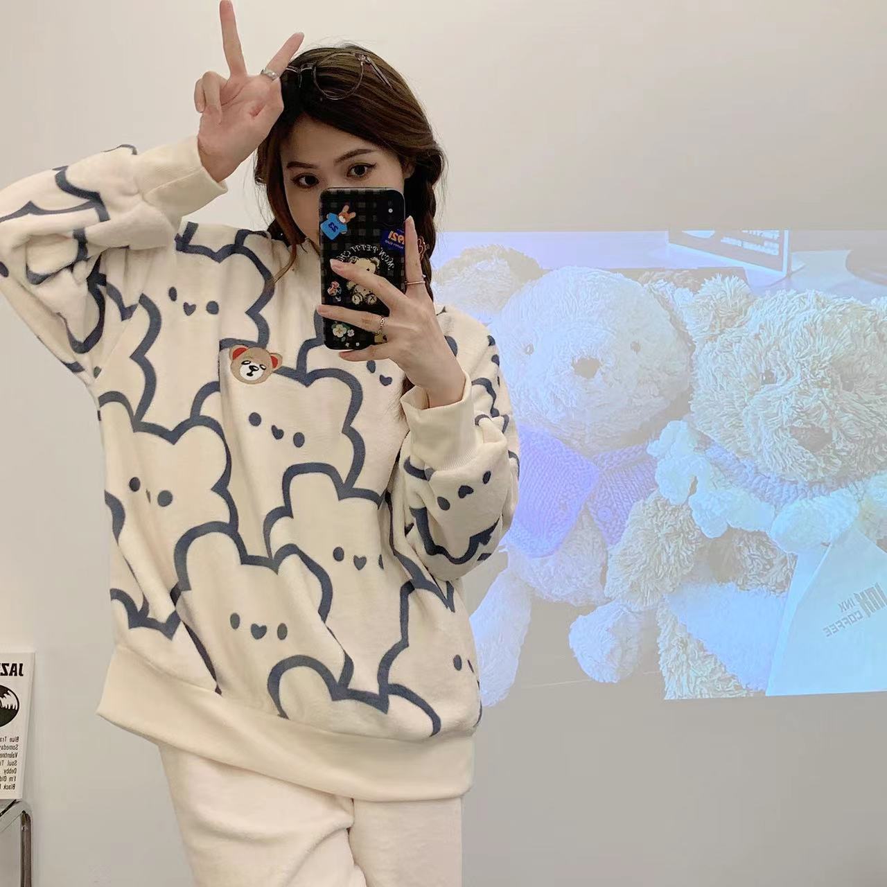 Bear Flannel Pajamas