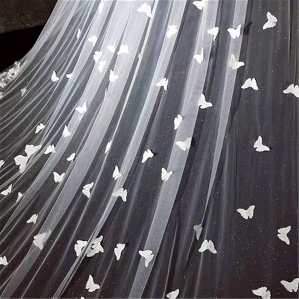 Butterfly Bridal Wedding Veil
