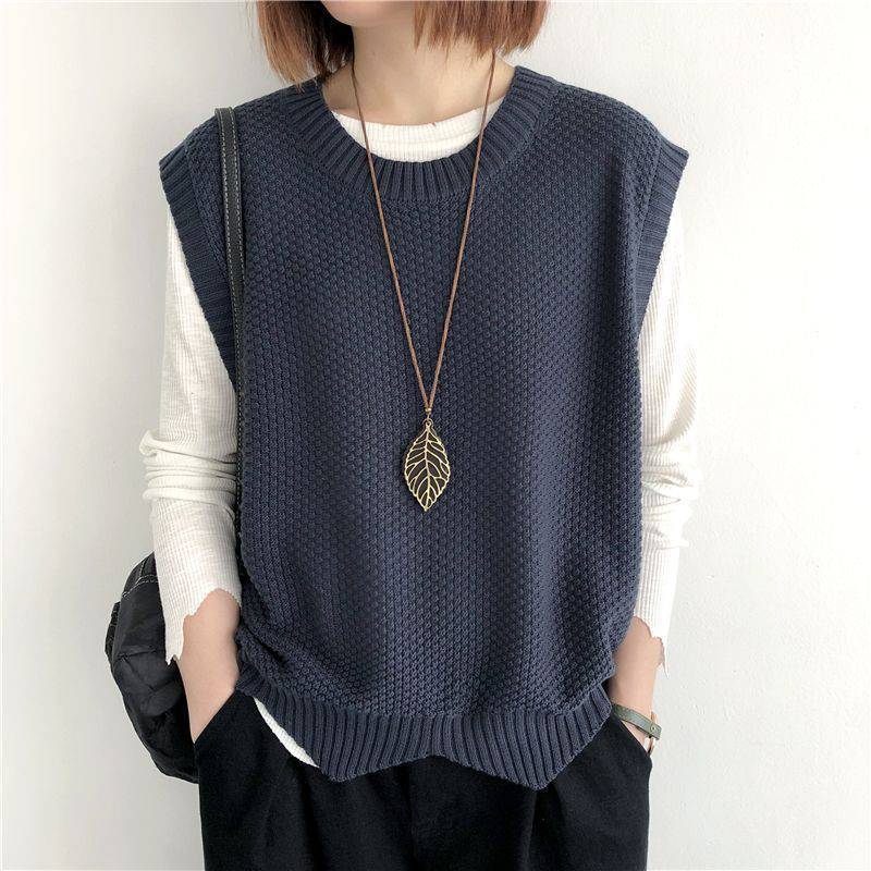 Knitted Vest Pullover