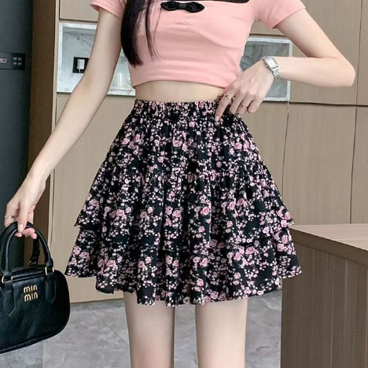 Cherry Blossom A-Line Skirt