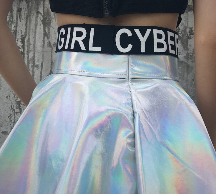 Laser Luxe PU Skirt