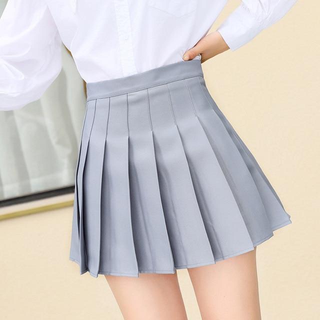Short Pleated Skirt-4 Colors