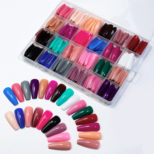 12 & 24 Grid Frosted Square Nails