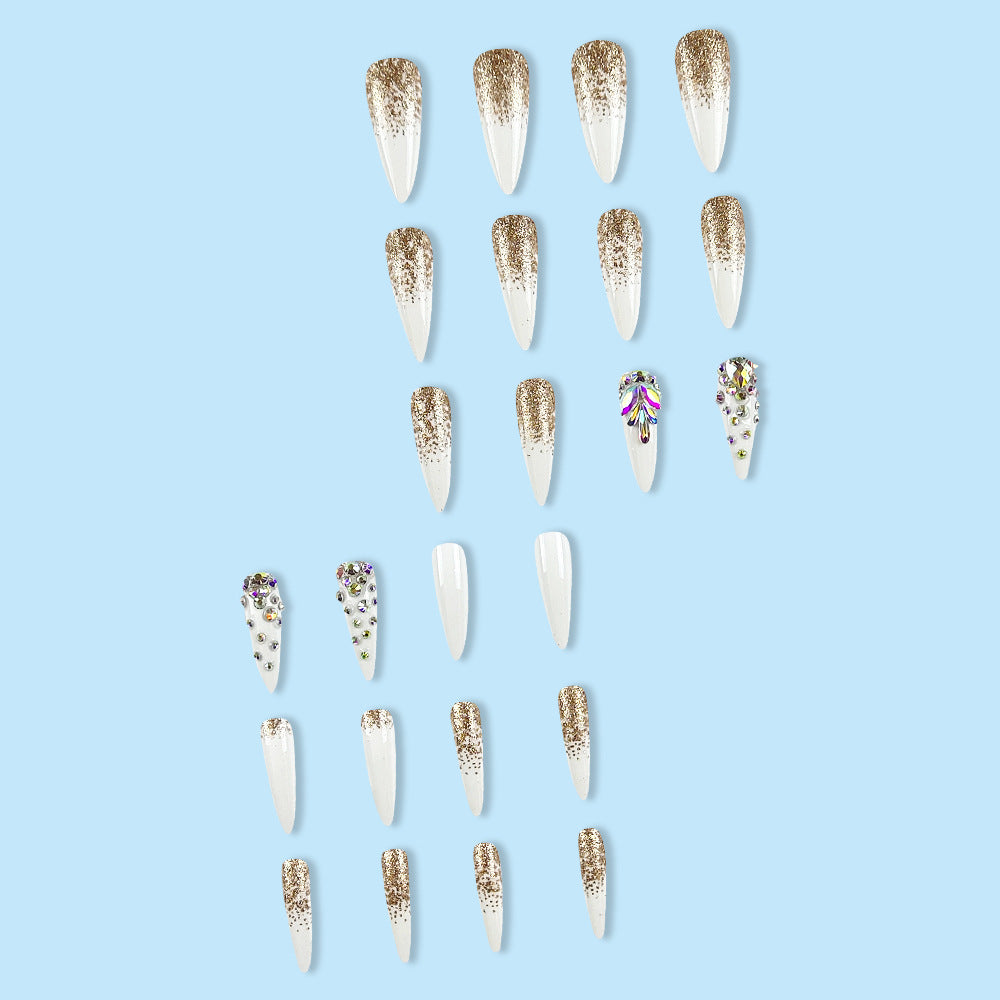 Glam Aurora Nails