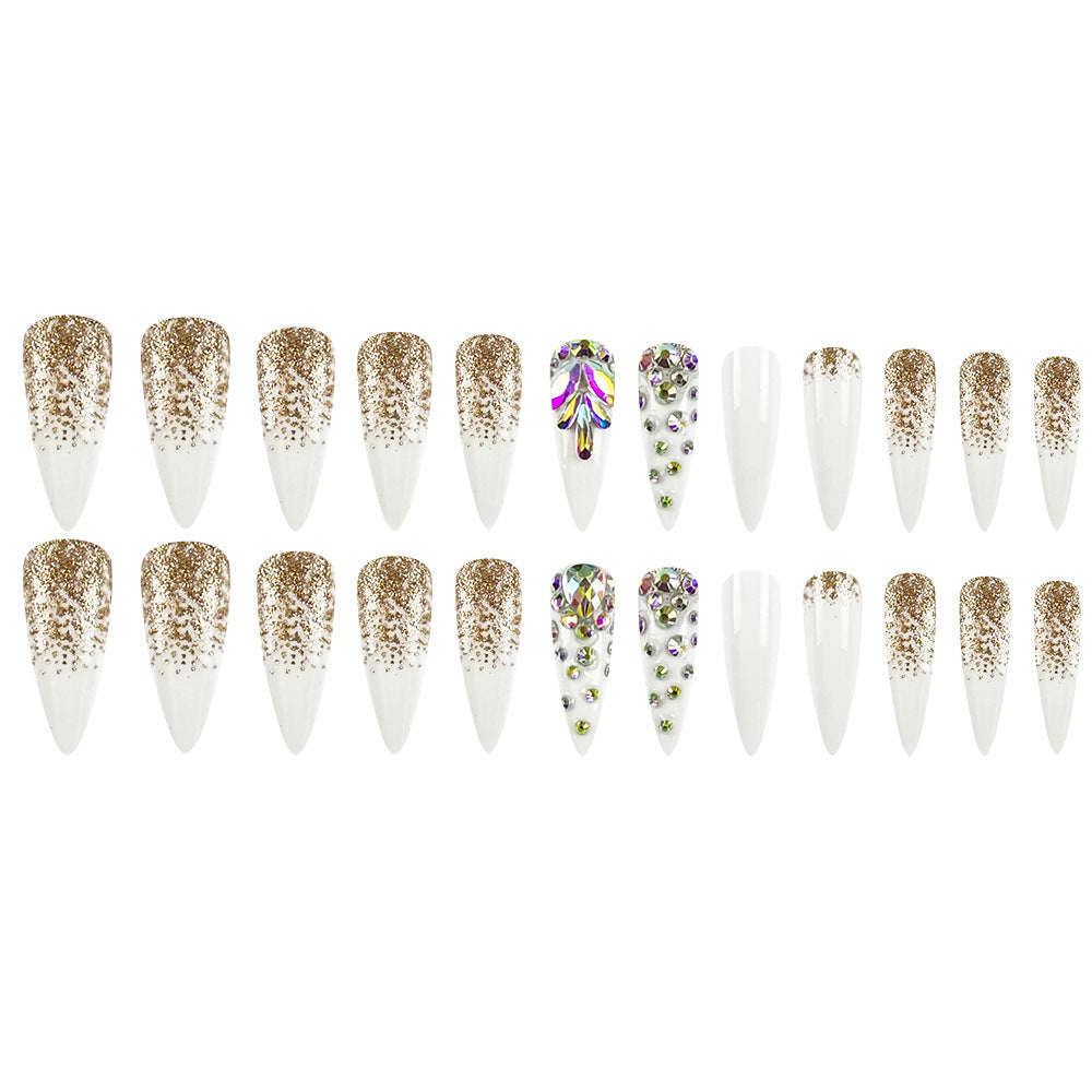 Glam Aurora Nails