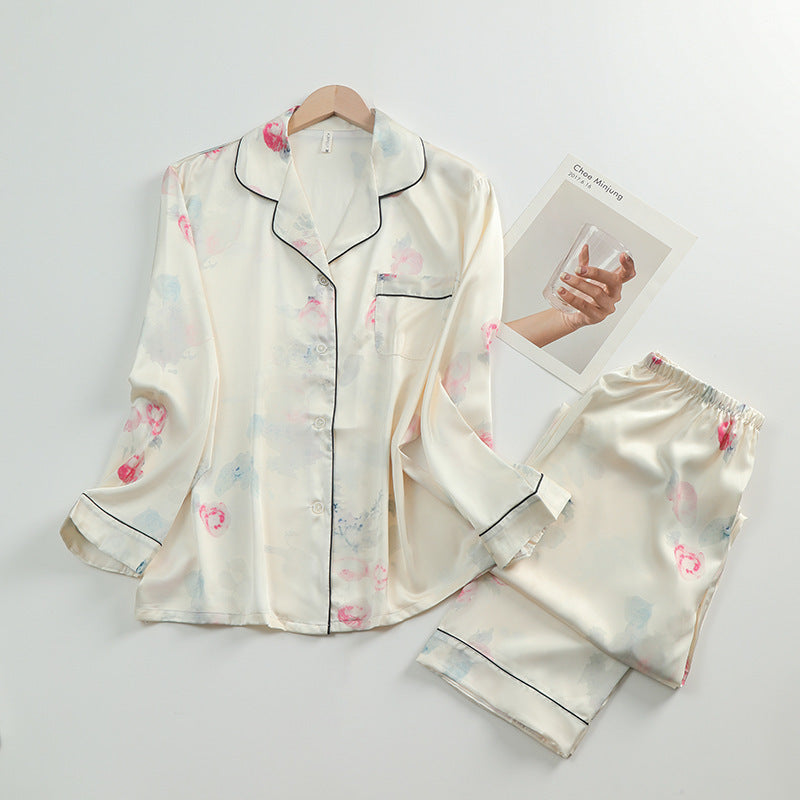 Lapel Pajama Set