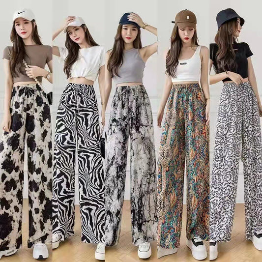 Ink Dye Straight Mopping Pants-15 Styles