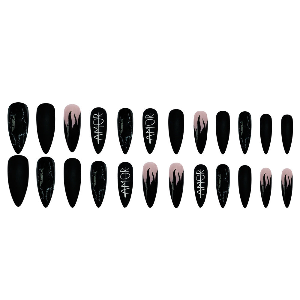 Dark Ignite Nails