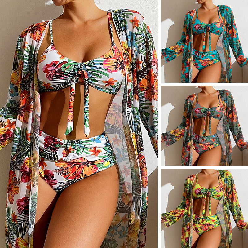 Three Piece Long Sleeved Swimsuit