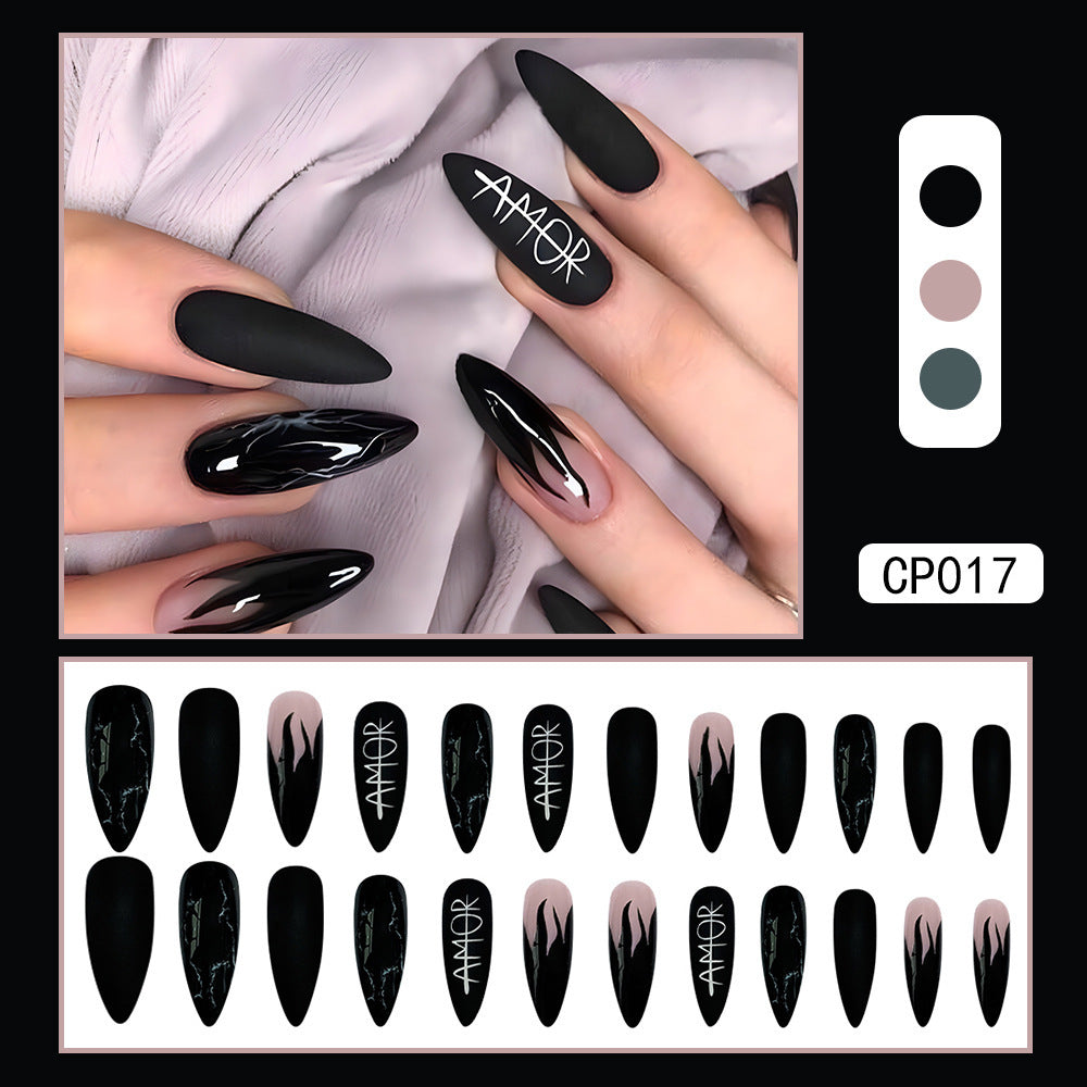 Dark Ignite Nails