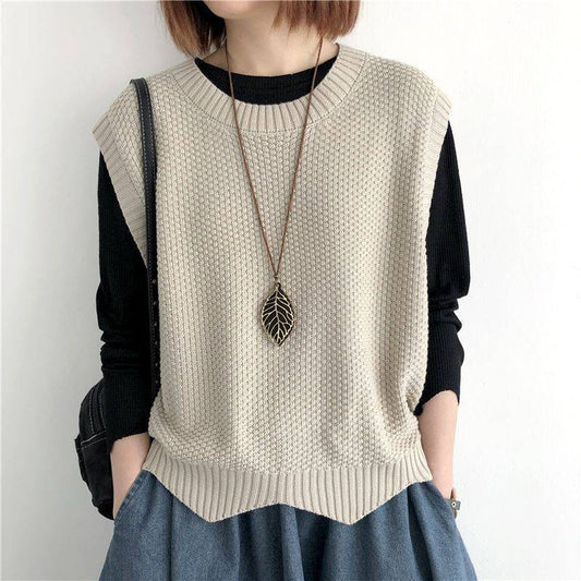 Knitted Vest Pullover