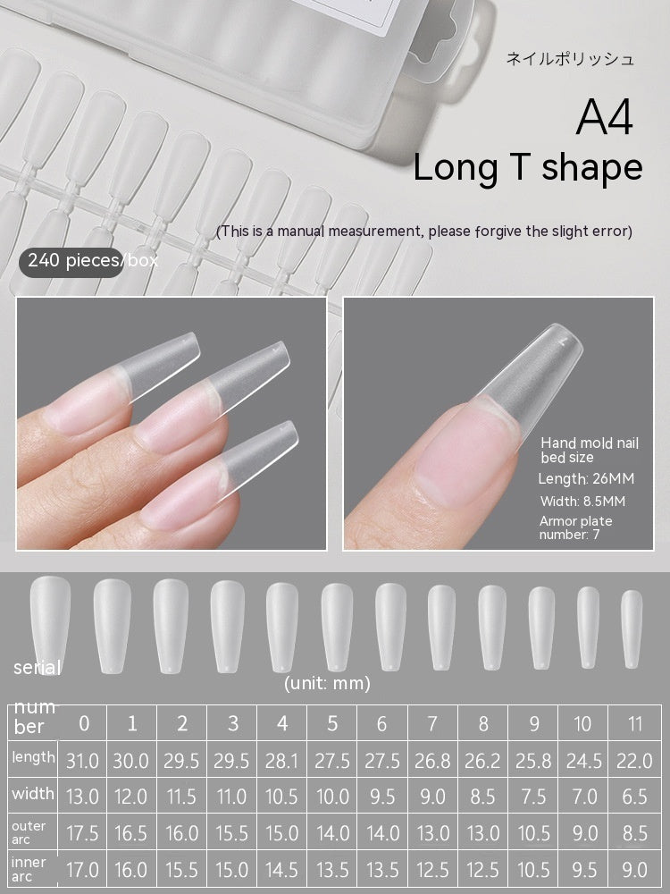 240 pcs Transparent Nails