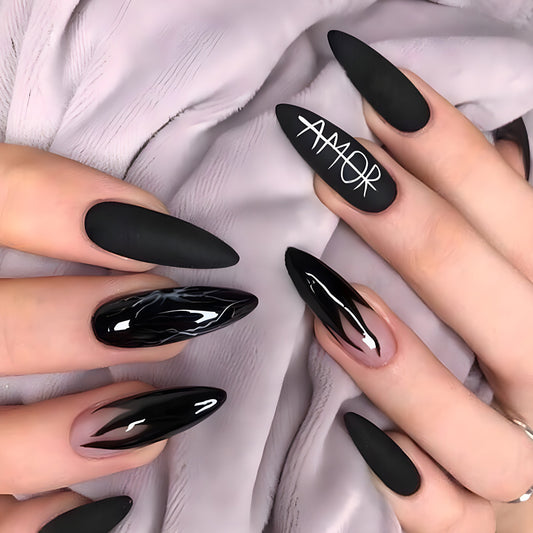 Dark Ignite Nails