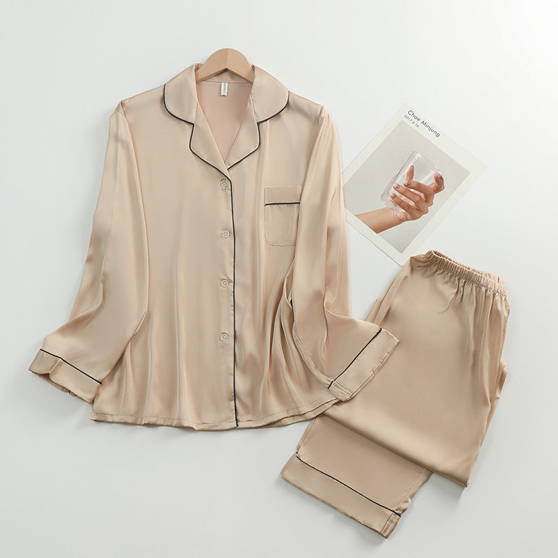 Lapel Pajama Set