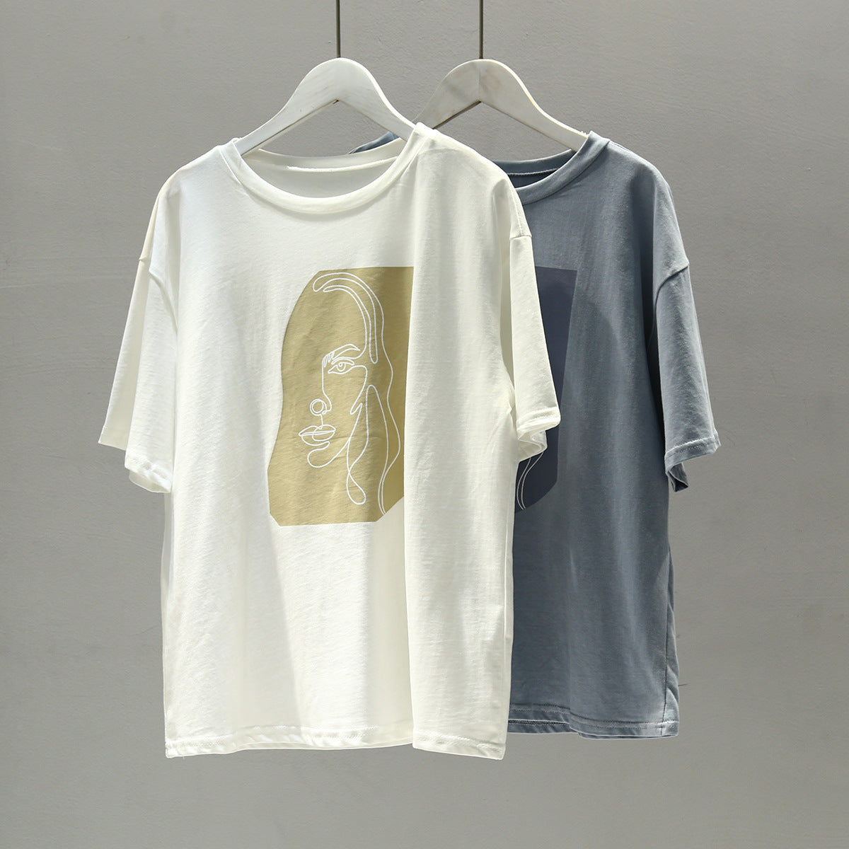 Abstract Printing Cotton T-shirts