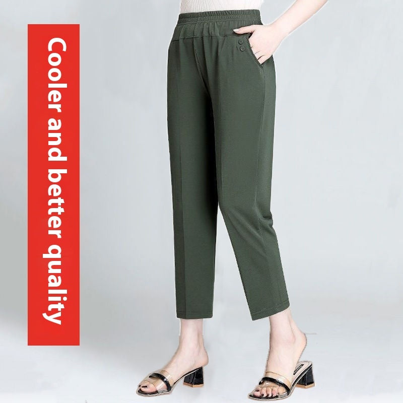 Ice Silk Cropped Pants-6 Colors