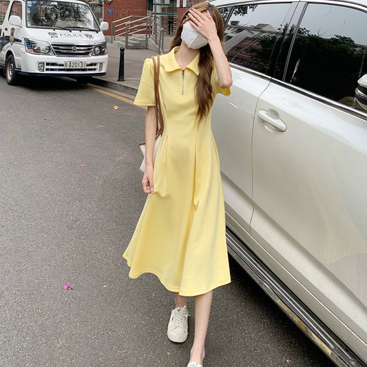 Waist Slimming A- Line Dress