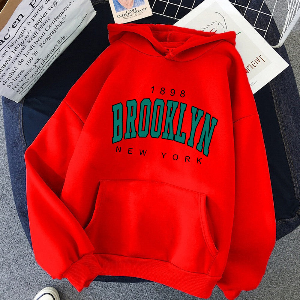 Women's Printed Couple Pullover Sweatshirt