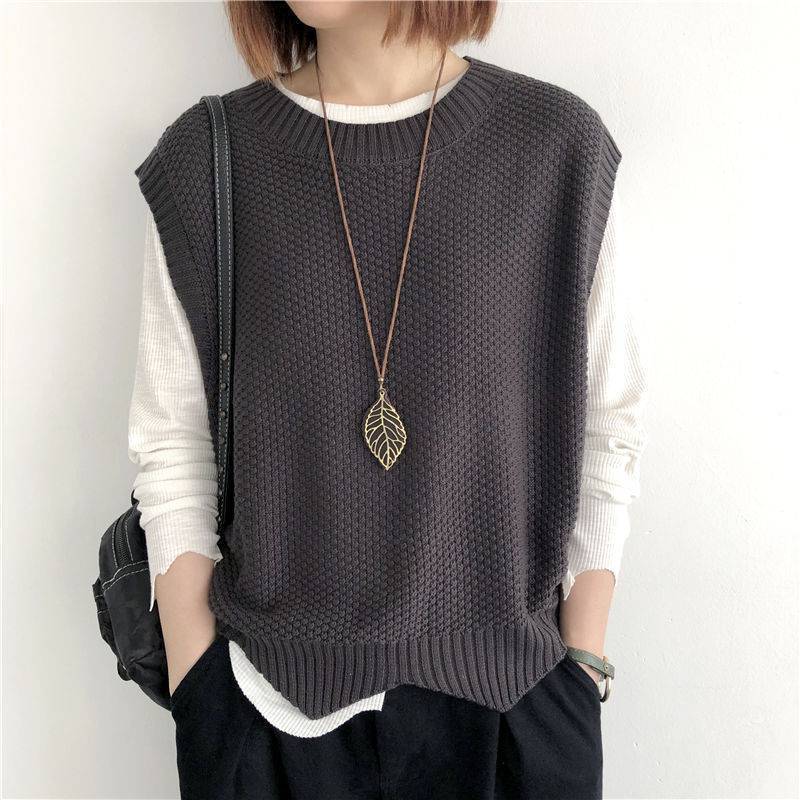 Knitted Vest Pullover