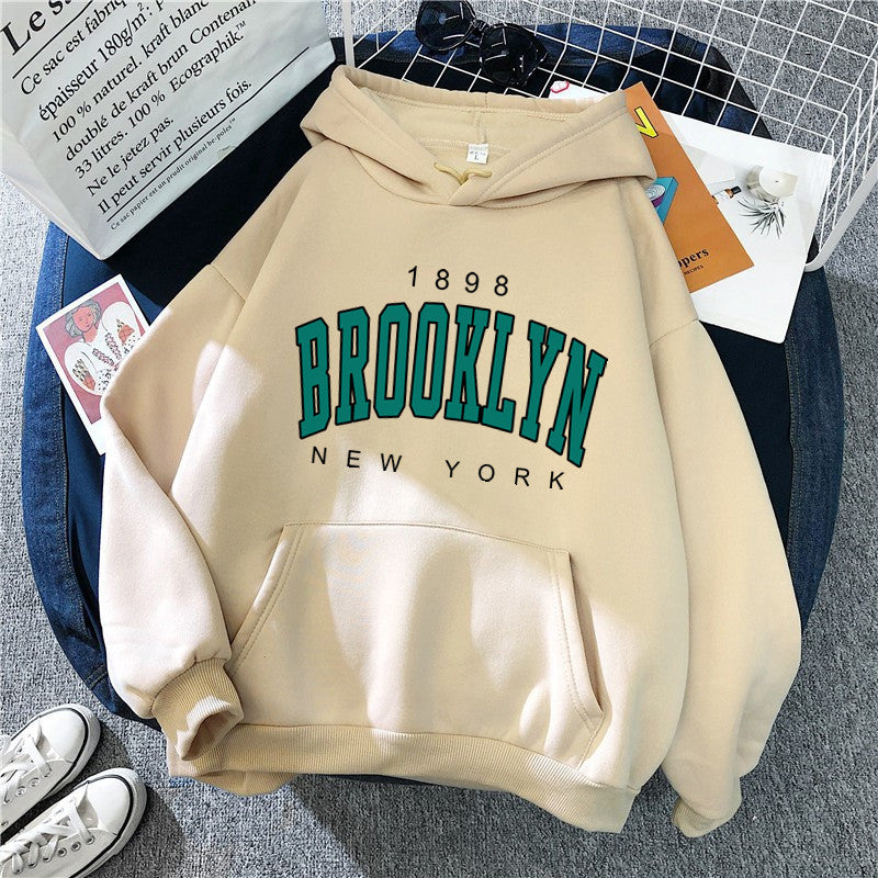 Women's Printed Couple Pullover Sweatshirt