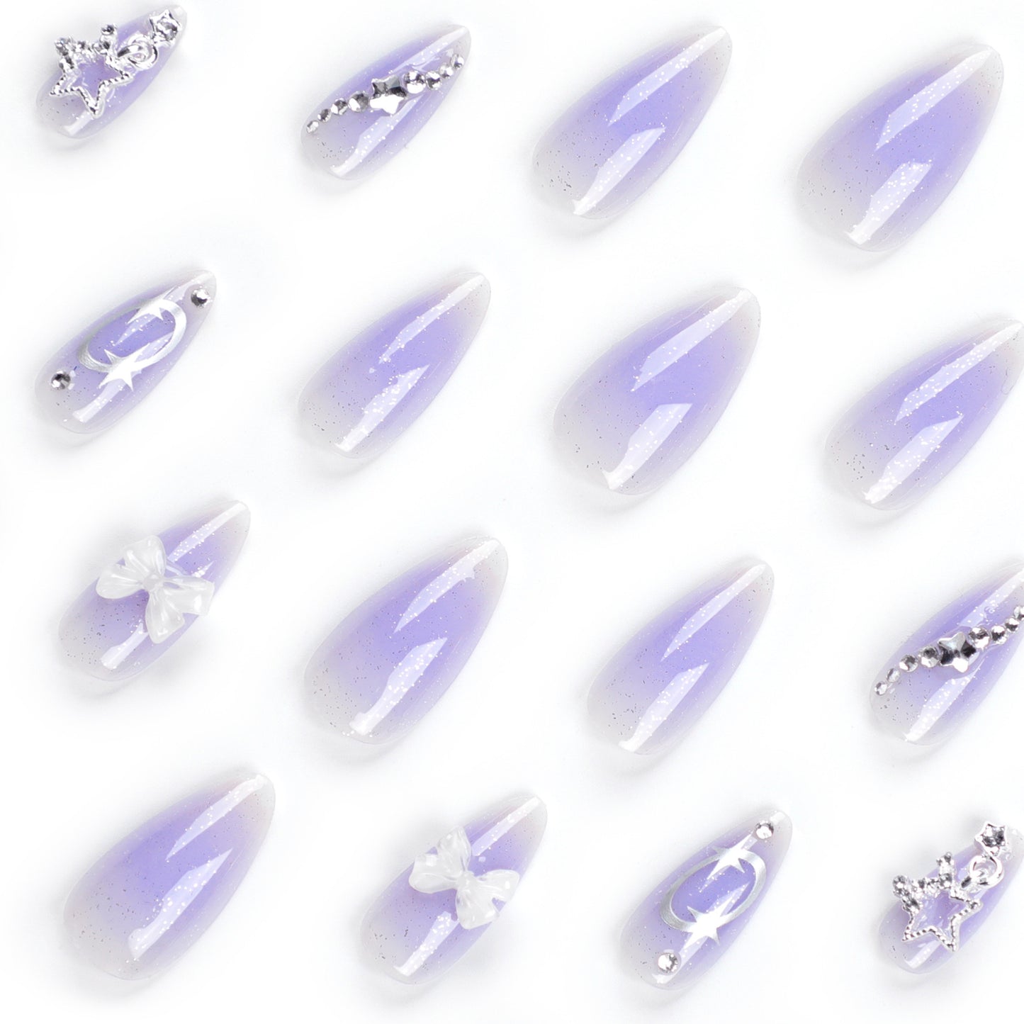 Bow Charm Nails