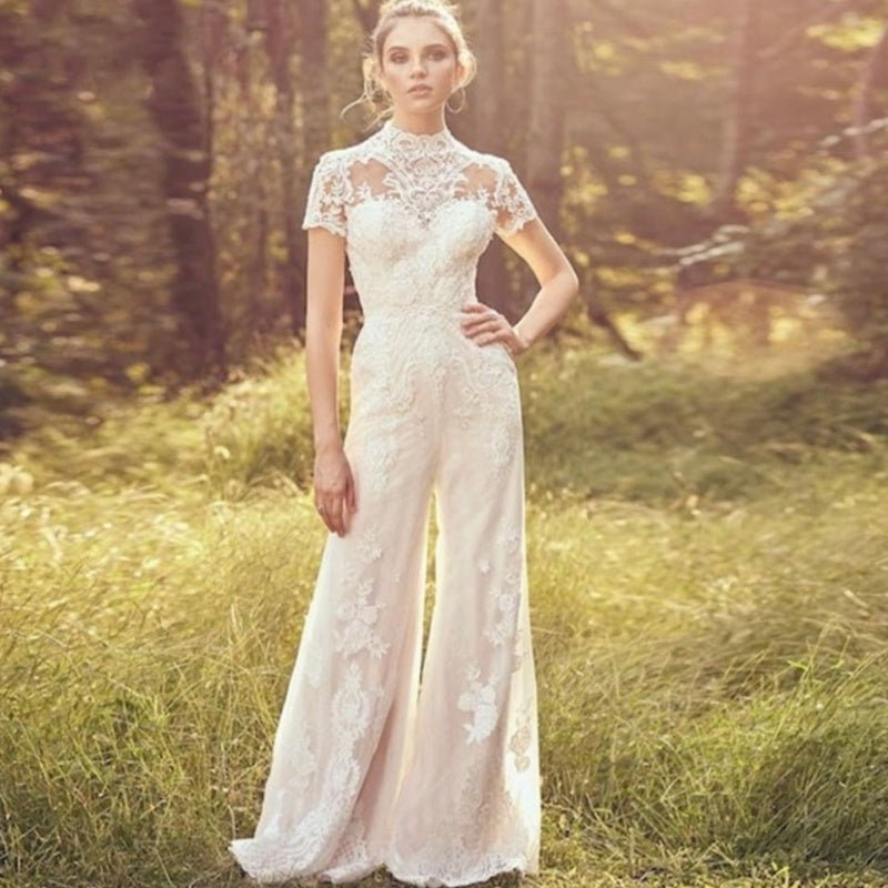 Pants Jumpsuit Wedding Dress