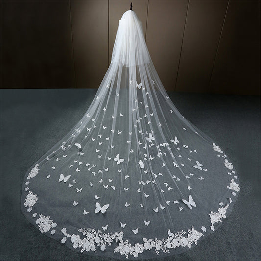 Butterfly Bridal Wedding Veil
