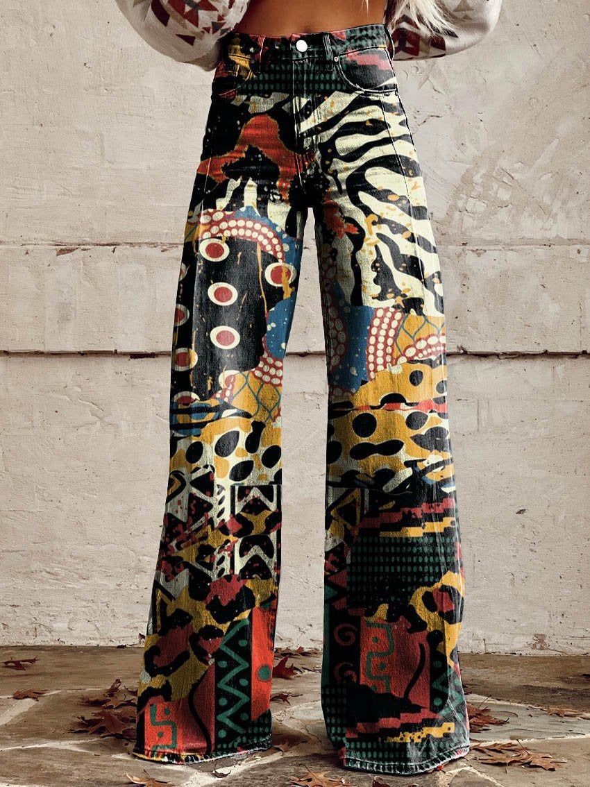 Horn Style Loose Denim Pants – 12 Variants