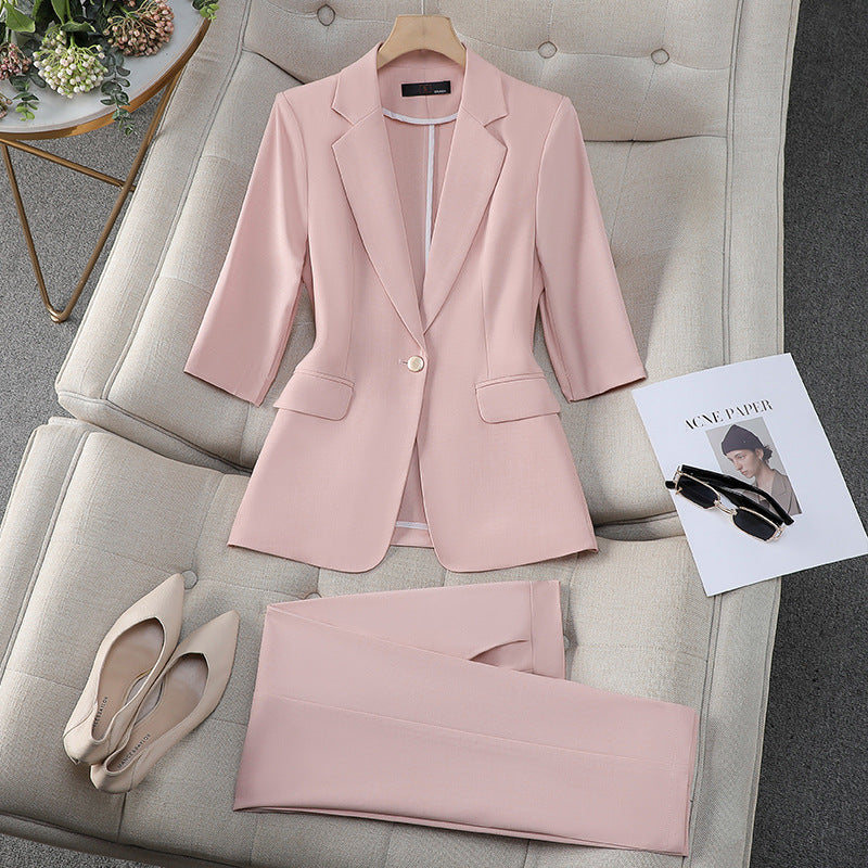 Waist Trimming Stylish Thin Suit