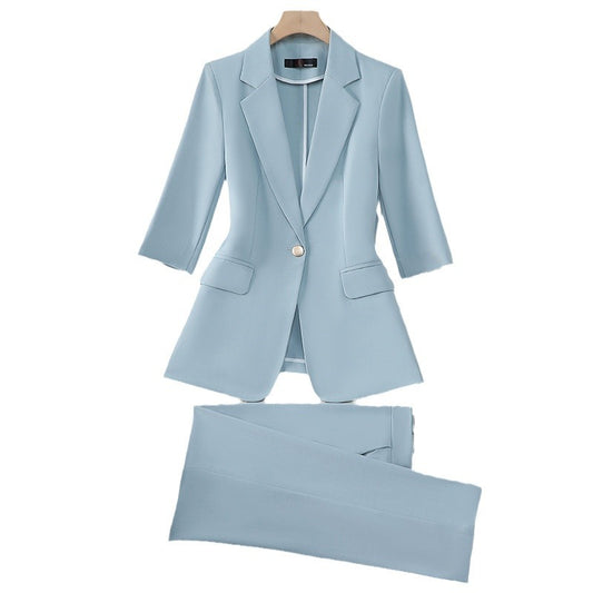 Waist Trimming Stylish Thin Suit