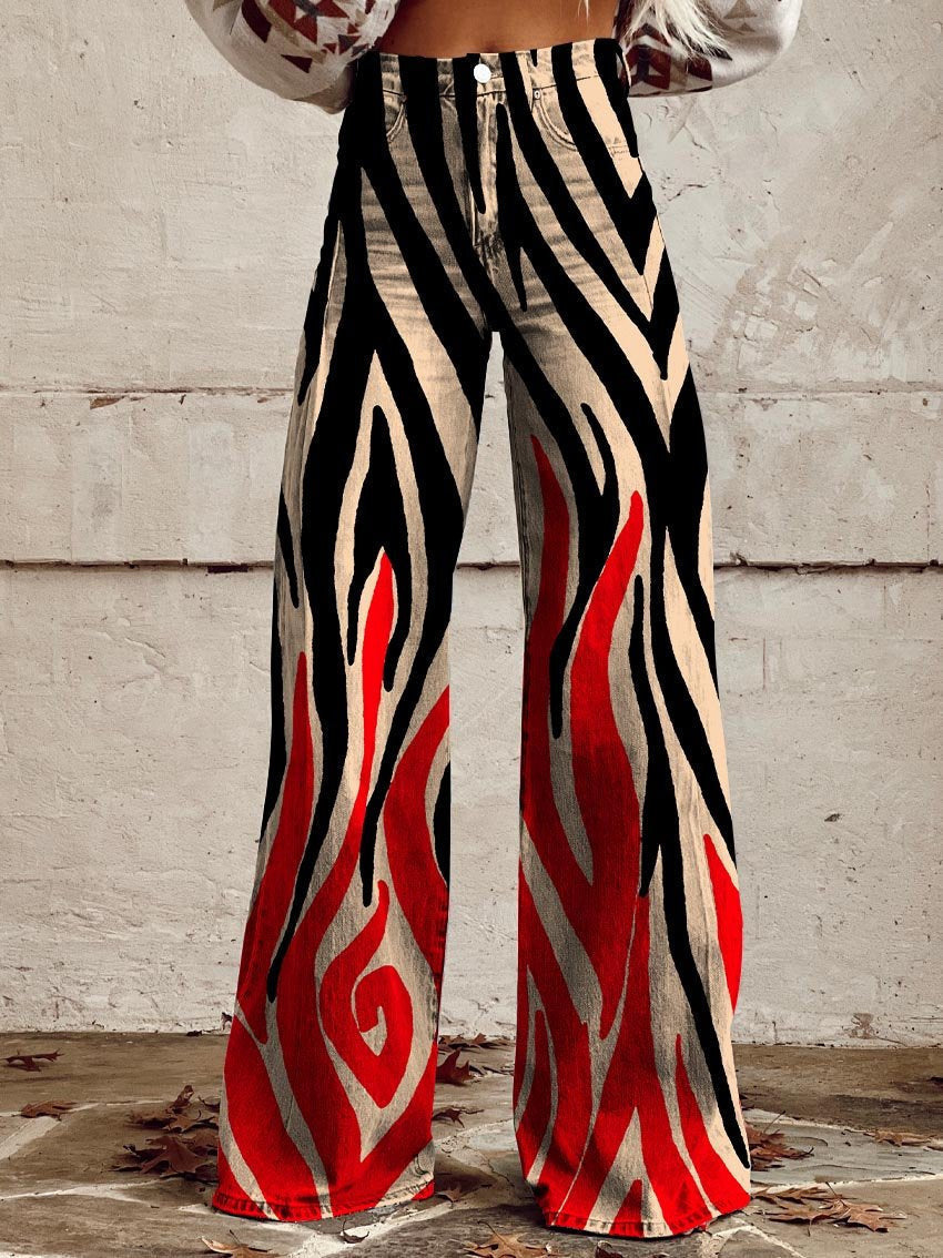 Horn Style Loose Denim Pants – 12 Variants