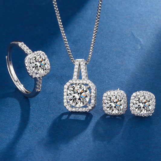 Zircon Jewelry Set – 3-Piece Set