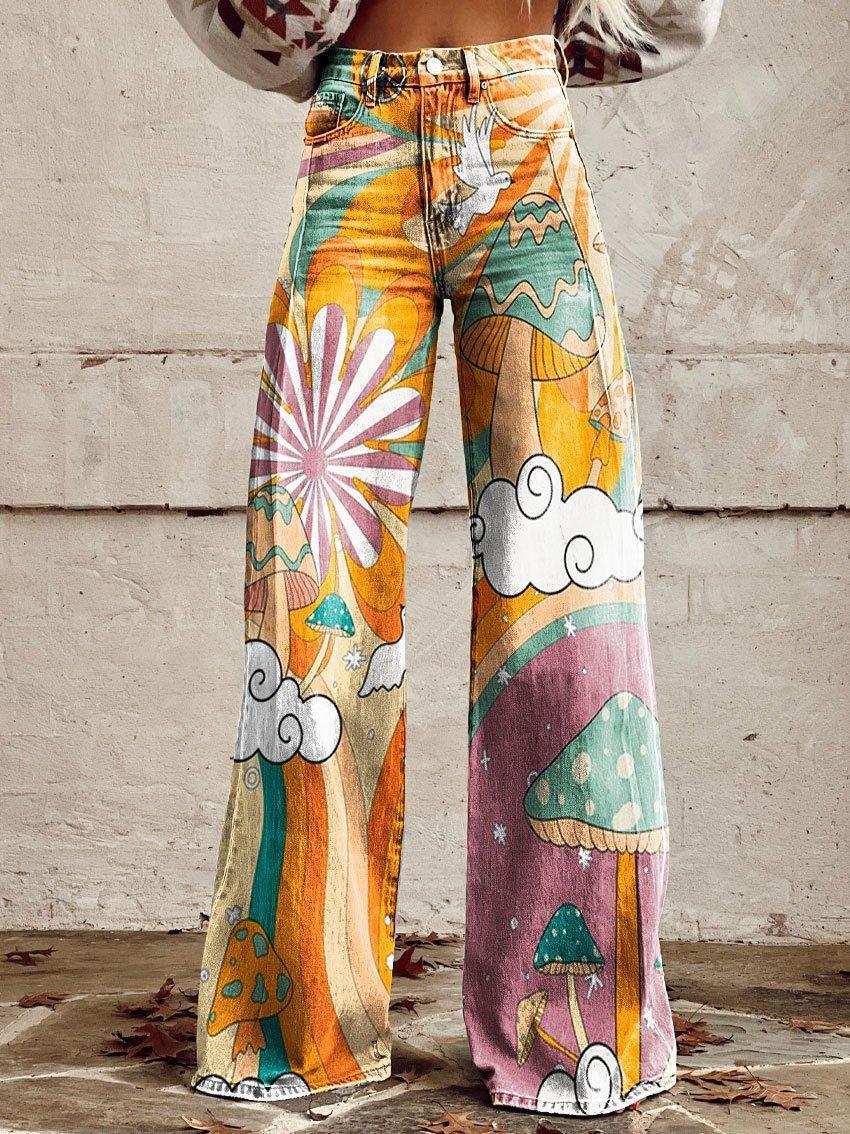 Horn Style Loose Denim Pants – 12 Variants