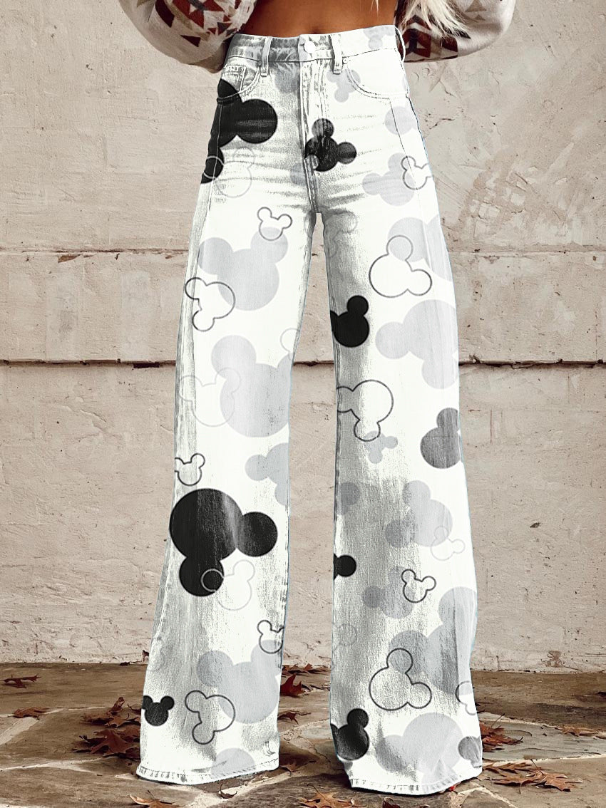 Horn Style Loose Denim Pants – 12 Variants